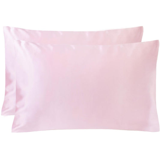 Pack of 2 - 30 momme silk pillowcases with zipper